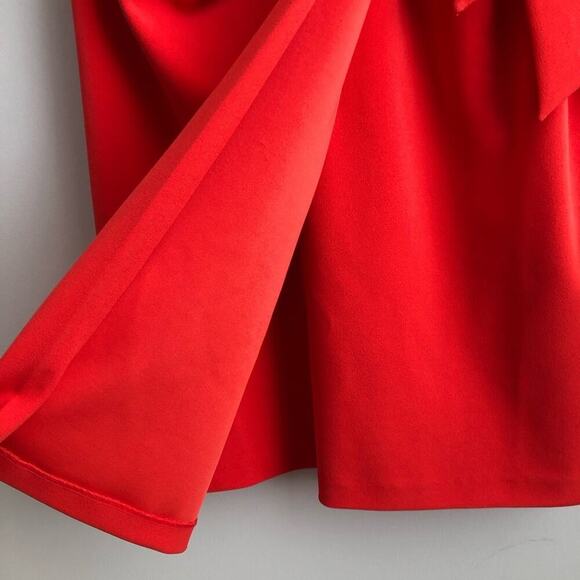 LAUREN RALPH LAUREN Faux Wrap Red Cherry Dress Women’s Size 8 NWT - Picture 8 of 12